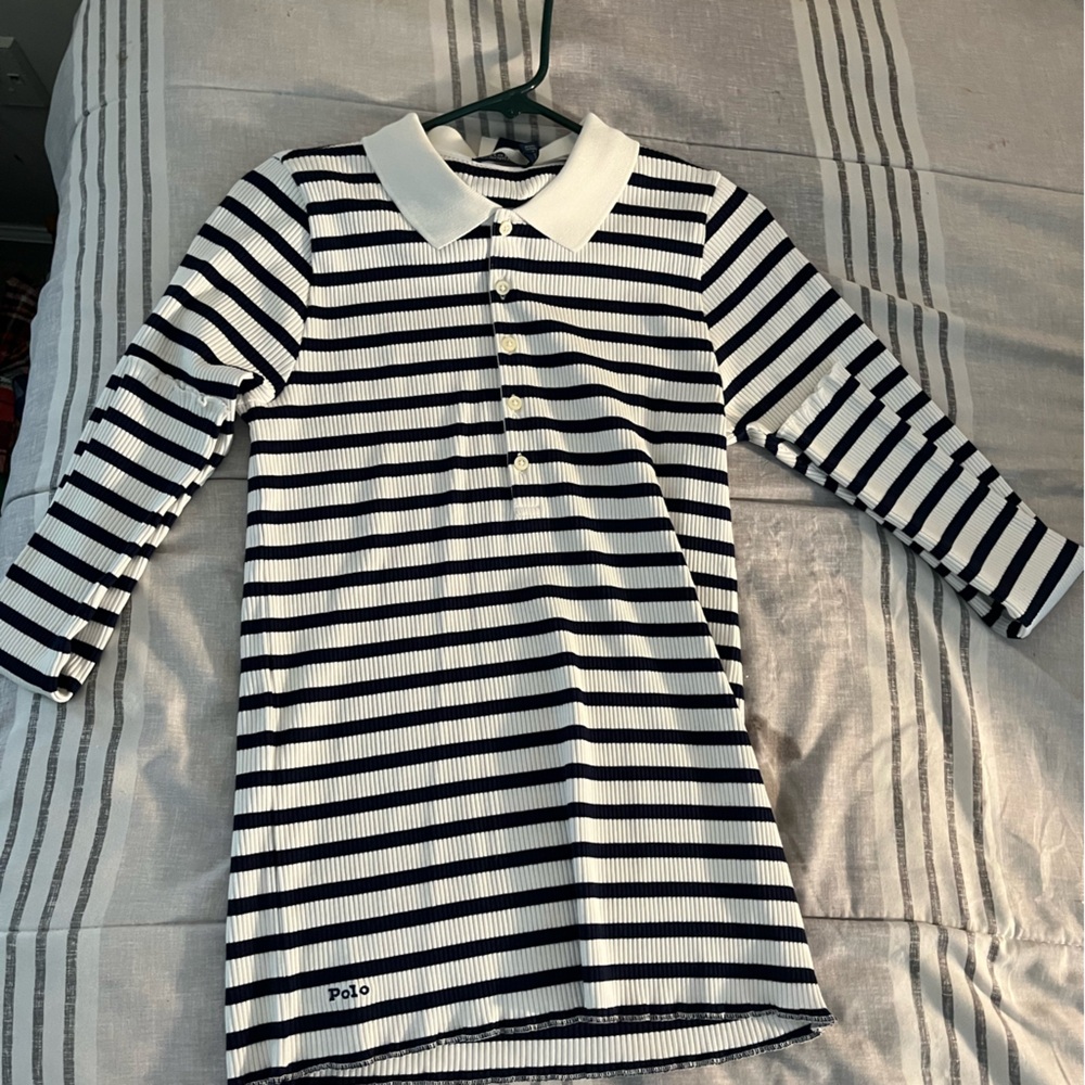 Ralph Lauren (polo) striped long sleeve shirt.